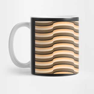 Op Art Light Orange 7632 Mug